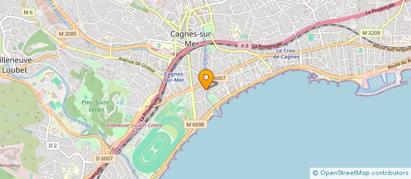 localisation de l'entreprise MAYA à CAGNES-SUR-MER