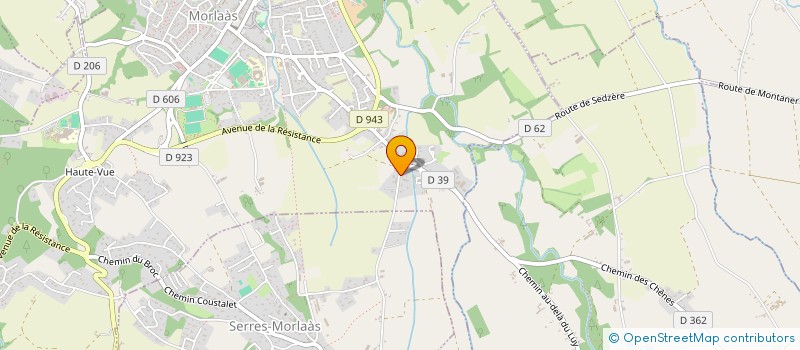 localisation de l'entreprise MAYA  MORLAAS