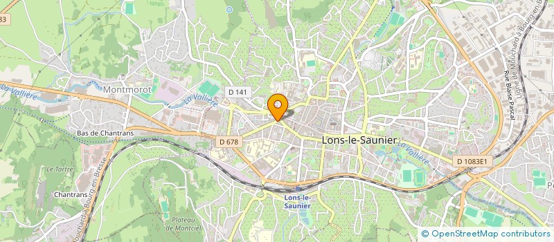 localisation de l'entreprise MAYA à LONS-LE-SAUNIER