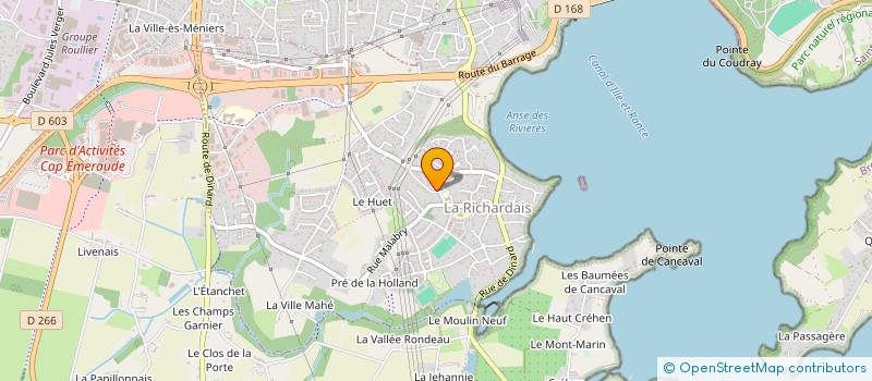 localisation de l'entreprise MAYA  LA RICHARDAIS