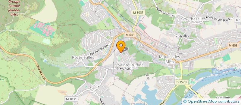 localisation de l'entreprise MAYA  SAINTE-RUFFINE