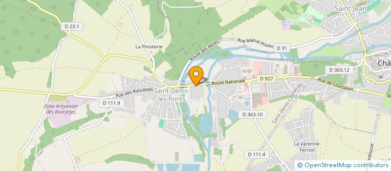 localisation de l'entreprise MAYA-ARAGO à SAINT-DENIS-LANNERAY
