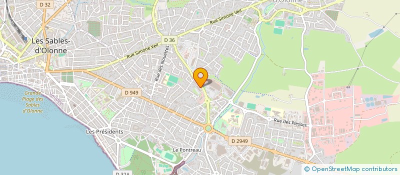 localisation de l'entreprise MAYA CASH à LES SABLES D'OLONNE