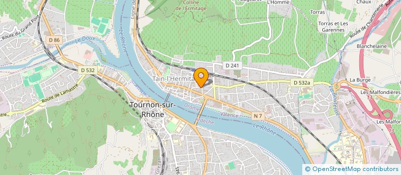 localisation de l'entreprise MAYA COMMUNICATION  TAIN-L'HERMITAGE