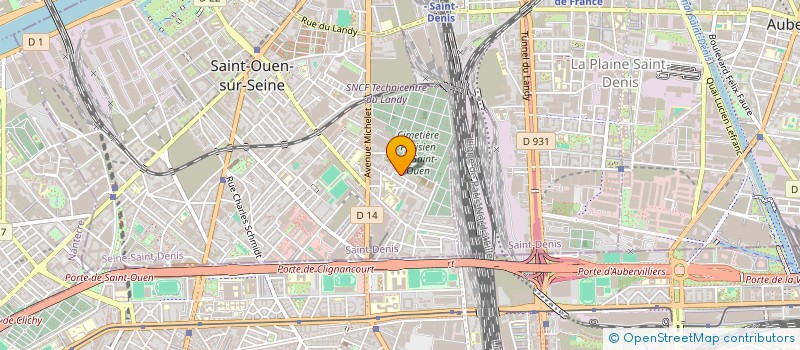 localisation de l'entreprise MAYA CONSULTING à SAINT-OUEN-SUR-SEINE