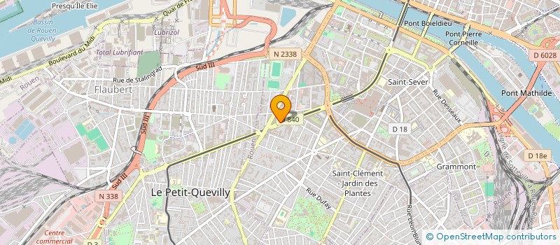 localisation de l'entreprise MAYA COUTURE à ROUEN