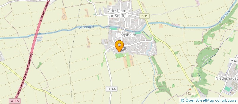 localisation de l'entreprise MAYA DEVELOPPEMENT  DINGSHEIM