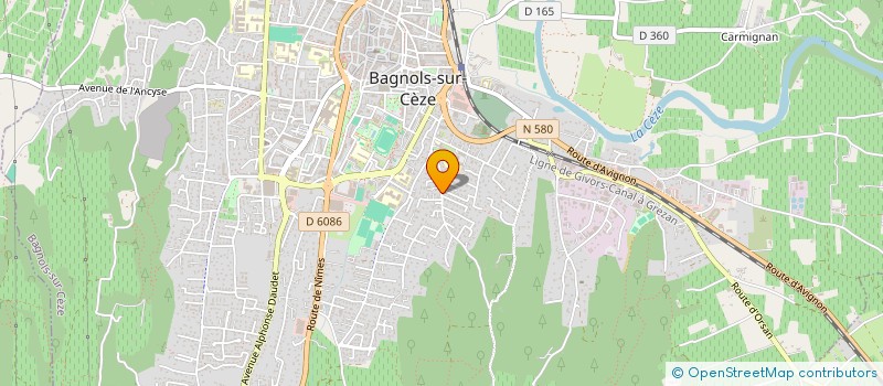 localisation de l'entreprise MAYA ESPACE VERT  BAGNOLS-SUR-CEZE