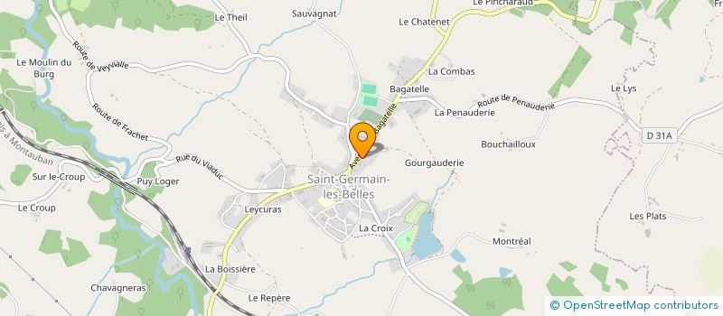 localisation de l'entreprise MAYA ET OLAF  SAINT-GERMAIN-LES-BELLES