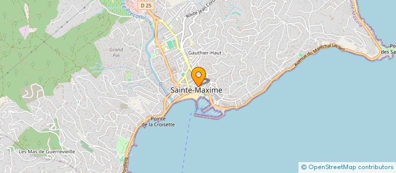 localisation de l'entreprise MAYA FAMILY à SAINTE-MAXIME