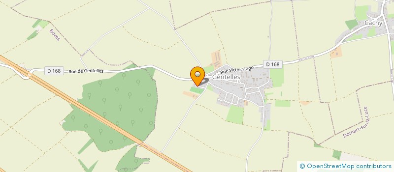 localisation de l'entreprise MAYA FINANCES  GENTELLES