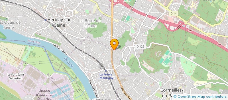 localisation de l'entreprise MAYA IMMO  MONTIGNY-LES-CORMEILLES