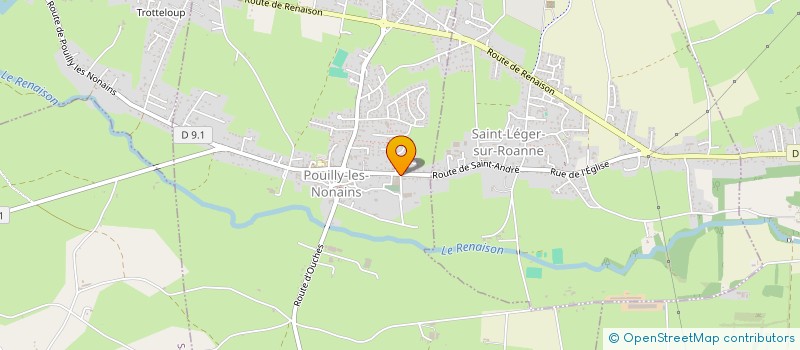 localisation de l'entreprise MAYA INDUSTRY  POUILLY-LES-NONAINS