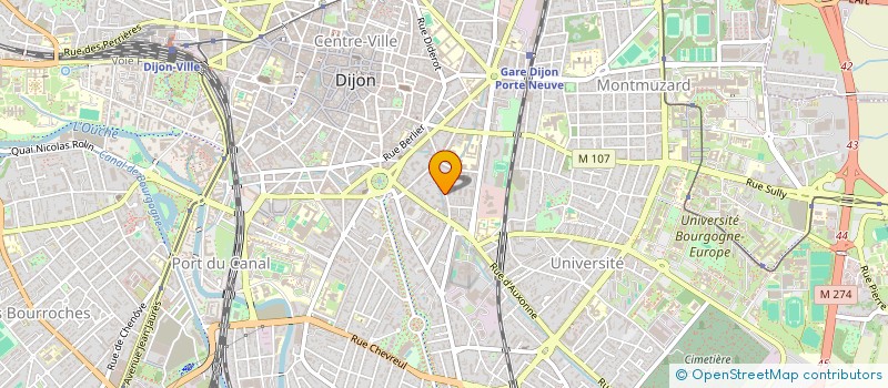 localisation de l'entreprise MAYA YOGA KINE à DIJON
