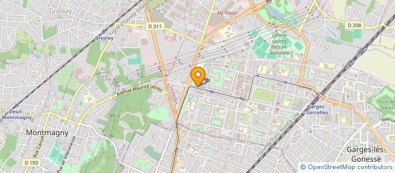 localisation de l'entreprise MAYAANE RAHEL à SARCELLES