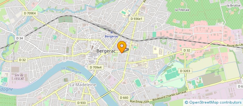 localisation de l'entreprise MAYADE à BERGERAC