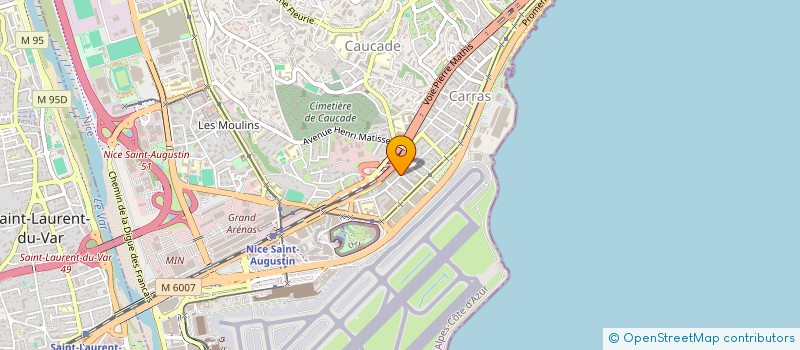 localisation de l'entreprise MAYADOM à NICE