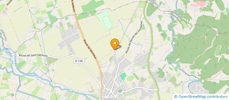 localisation de l'entreprise MAYADOR  VELLERON