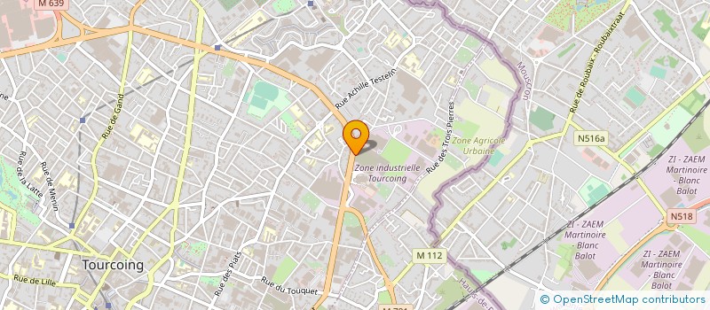 localisation de l'entreprise MAYAFIL SA à TOURCOING