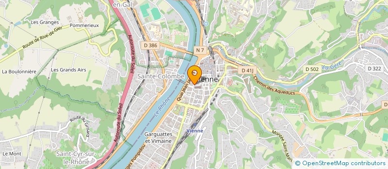 localisation de l'entreprise MAYAHANA  VIENNE