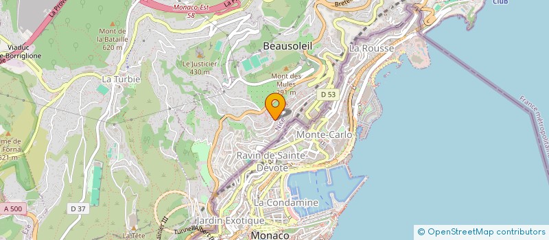 localisation de l'entreprise MAYALAB  BEAUSOLEIL