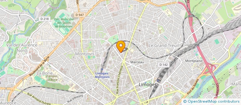 localisation de l'entreprise MAYALAND INVEST à LIMOGES