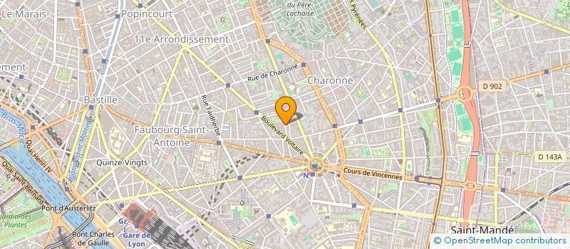 localisation de l'entreprise MAYAM OFFICE  PARIS 11