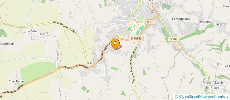 localisation de l'entreprise MAYAN  RIBERAC