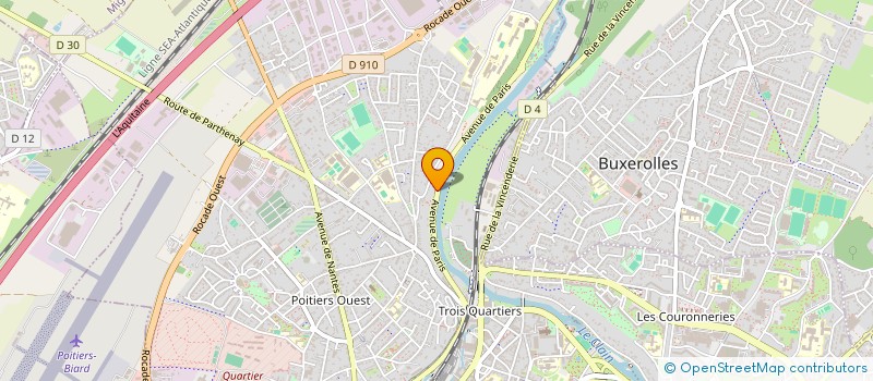 localisation de l'entreprise MAYANA BRC  POITIERS