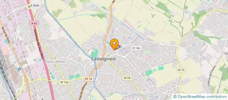 localisation de l'entreprise MAYANI VTC-TAXI  CASTELGINEST