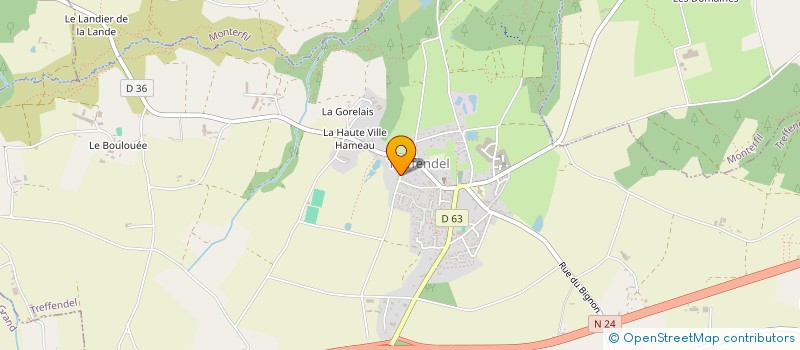 localisation de l'entreprise MAYAPILOUTO  TREFFENDEL