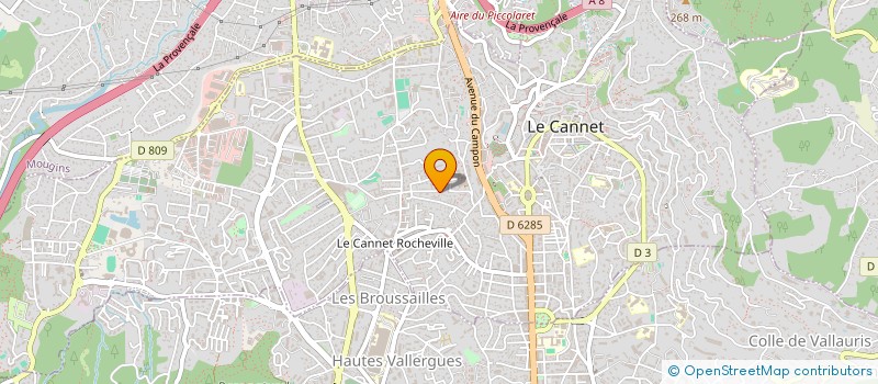 localisation de l'entreprise MAYAR à LE CANNET