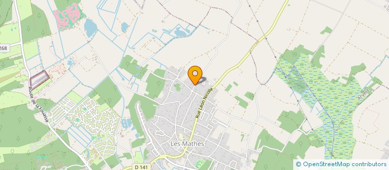 localisation de l'entreprise MAYAS  LES MATHES