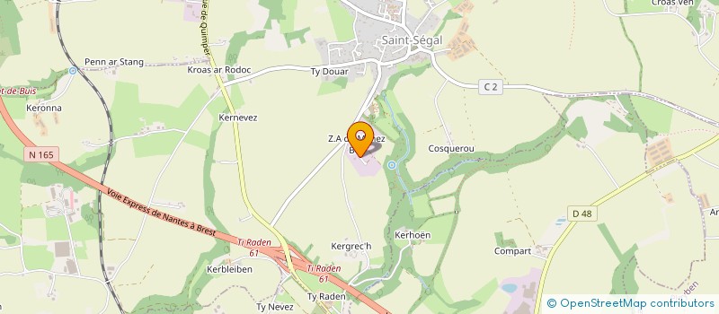 localisation de l'entreprise MAYASO  SAINT-SEGAL