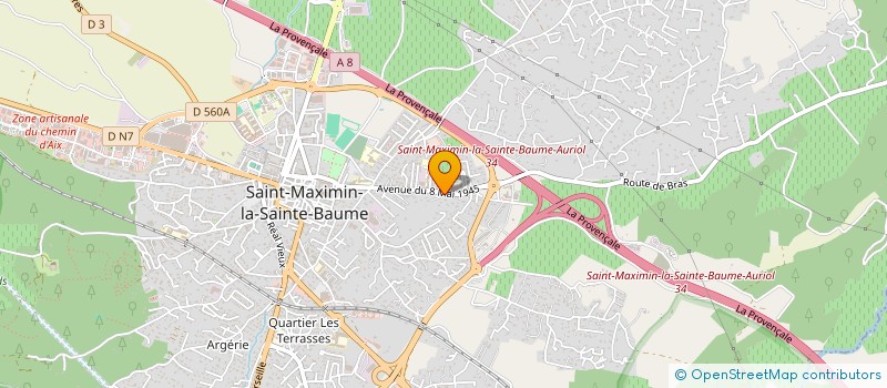 localisation de l'entreprise MAYAWOILPA à SAINT-MAXIMIN-LA-SAINTE-BAUME