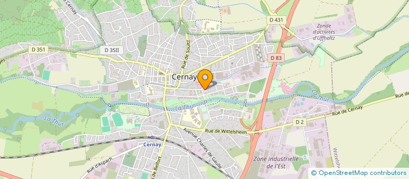 localisation de l'entreprise MAYBIBOU à CERNAY