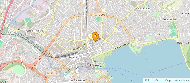 localisation de l'entreprise MAYBON & ASSOCIES à ANNECY