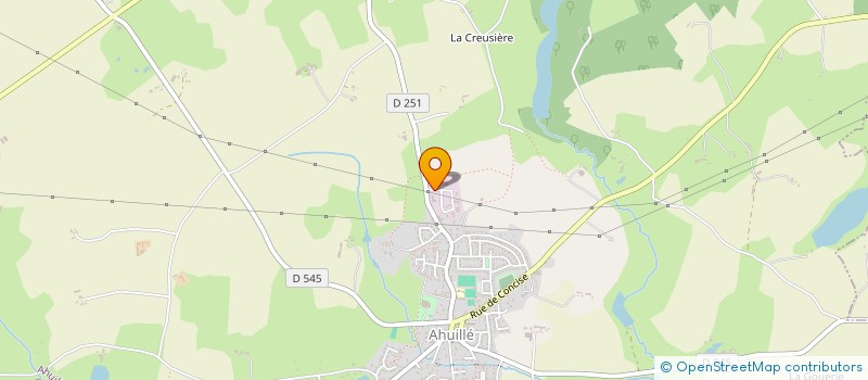 localisation de l'entreprise MAYBORNE à AHUILLE