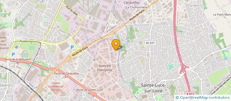 localisation de l'entreprise MAYCOM PROMO à NANTES