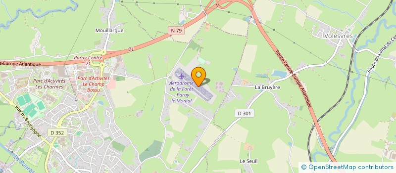 localisation de l'entreprise MAYDAY BRASS'HARD à PARAY LE MONIAL