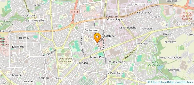 localisation de l'entreprise MAYDEM à BREST