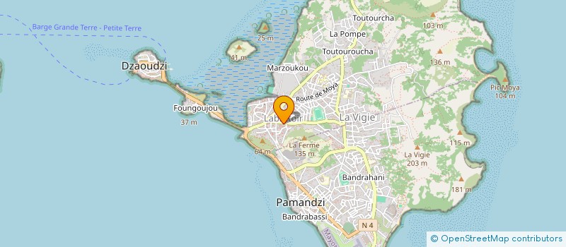 localisation de l'entreprise MAYDOM à DZAOUDZI
