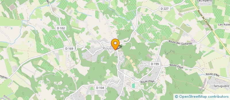 localisation de l'entreprise MAYE  ROUSSILLON