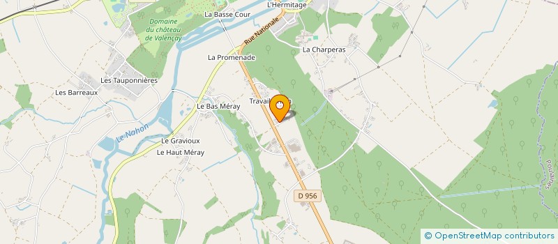 localisation de l'entreprise MAYE ET FILS à VALENCAY