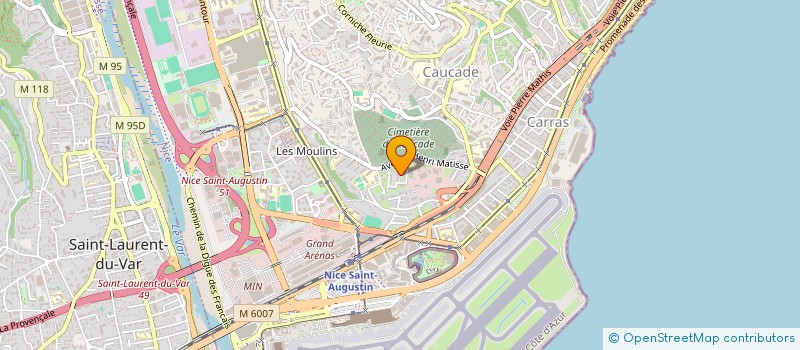 localisation de l'entreprise MAYEL BAT 06 à NICE
