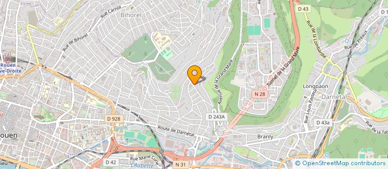 localisation de l'entreprise MAYELEC à ROUEN