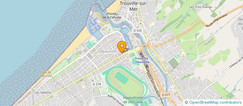 localisation de l'entreprise MAYELLE à DEAUVILLE