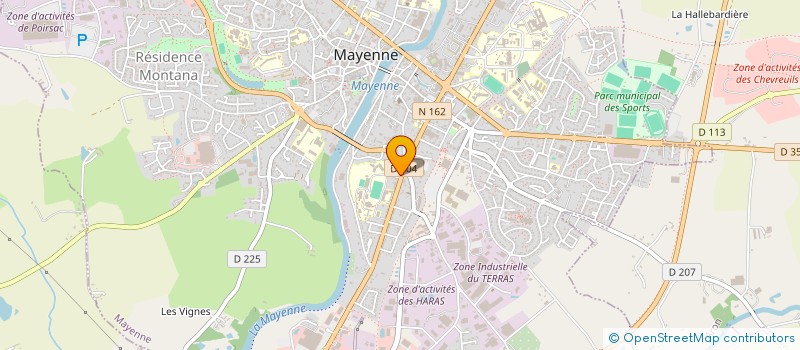 localisation de l'entreprise MAYEN'ASSUR  MAYENNE