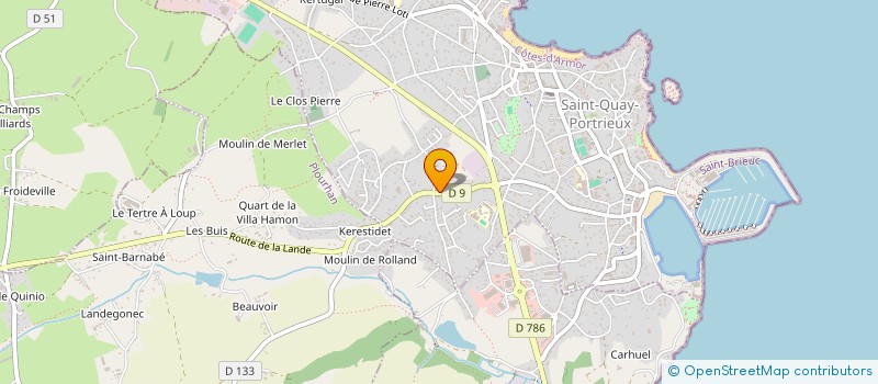 localisation de l'entreprise MAYENCE  SAINT-QUAY-PORTRIEUX