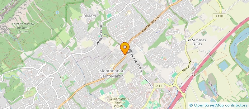 localisation de l'entreprise MAYENCE SOLUTIONS à MONTBONNOT-SAINT-MARTIN